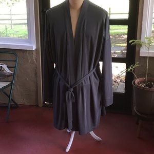 Fabletics Modal/Polyester Gray Robe Size 3X